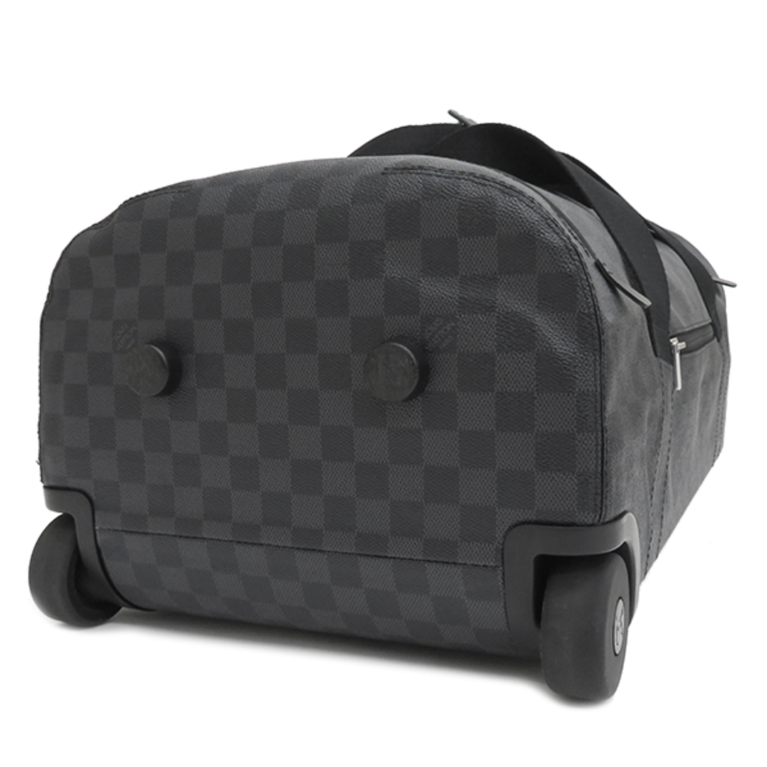 LOUIS VUITTON(ルイヴィトン)のルイヴィトン LOUIS VUITTON キャリーバッグ ホライゾン ソフト ダミエグラフィットキャンバス ダミエグラフィット 黒 スーツケース イニシャルあり(ネームタグ) TSAロック欠品  N40173 RFID【中古】 メンズのバッグ(トラベルバッグ/スーツケース)の商品写真