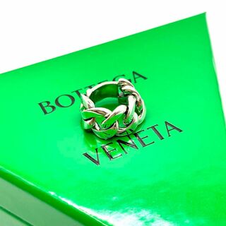 【新品未使用】BOTTEGA VENETA 　指輪　リング　チェーン　シルバー