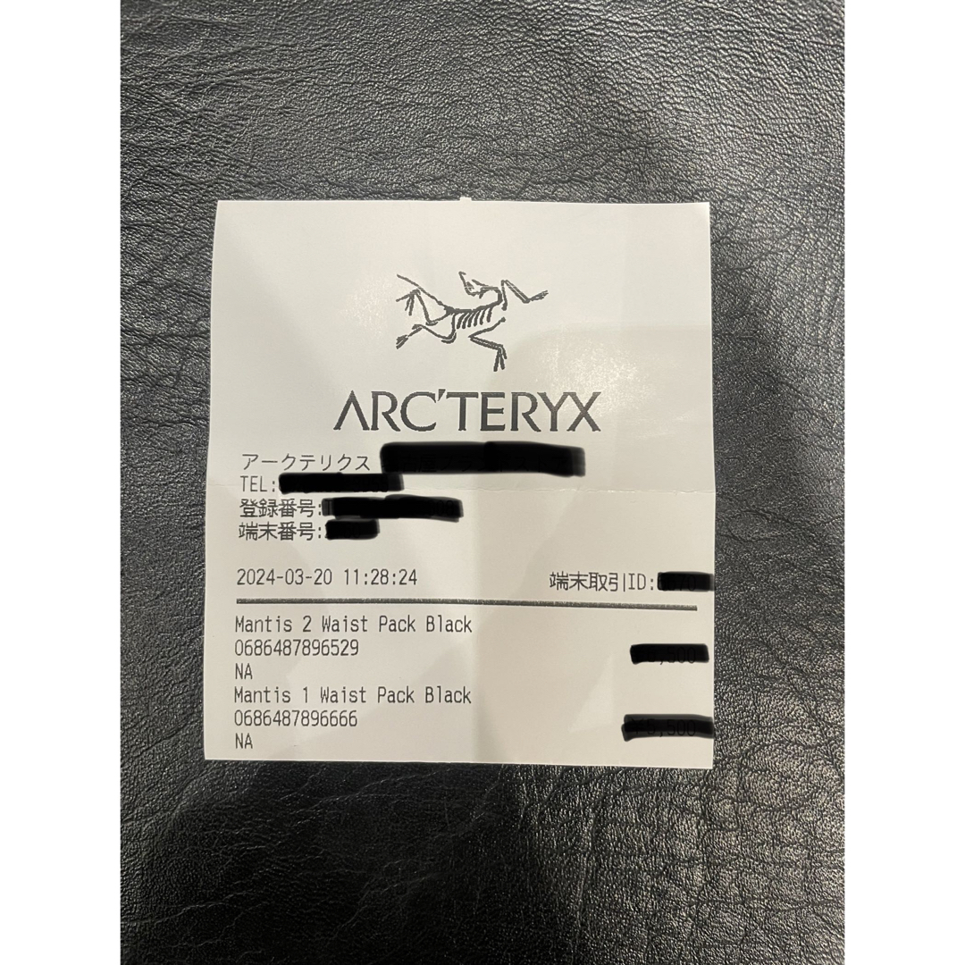 ARC'TERYX(アークテリクス)の【廃盤】ARC’TERYX / MANTIS2 Waist Pack Black メンズのバッグ(ショルダーバッグ)の商品写真