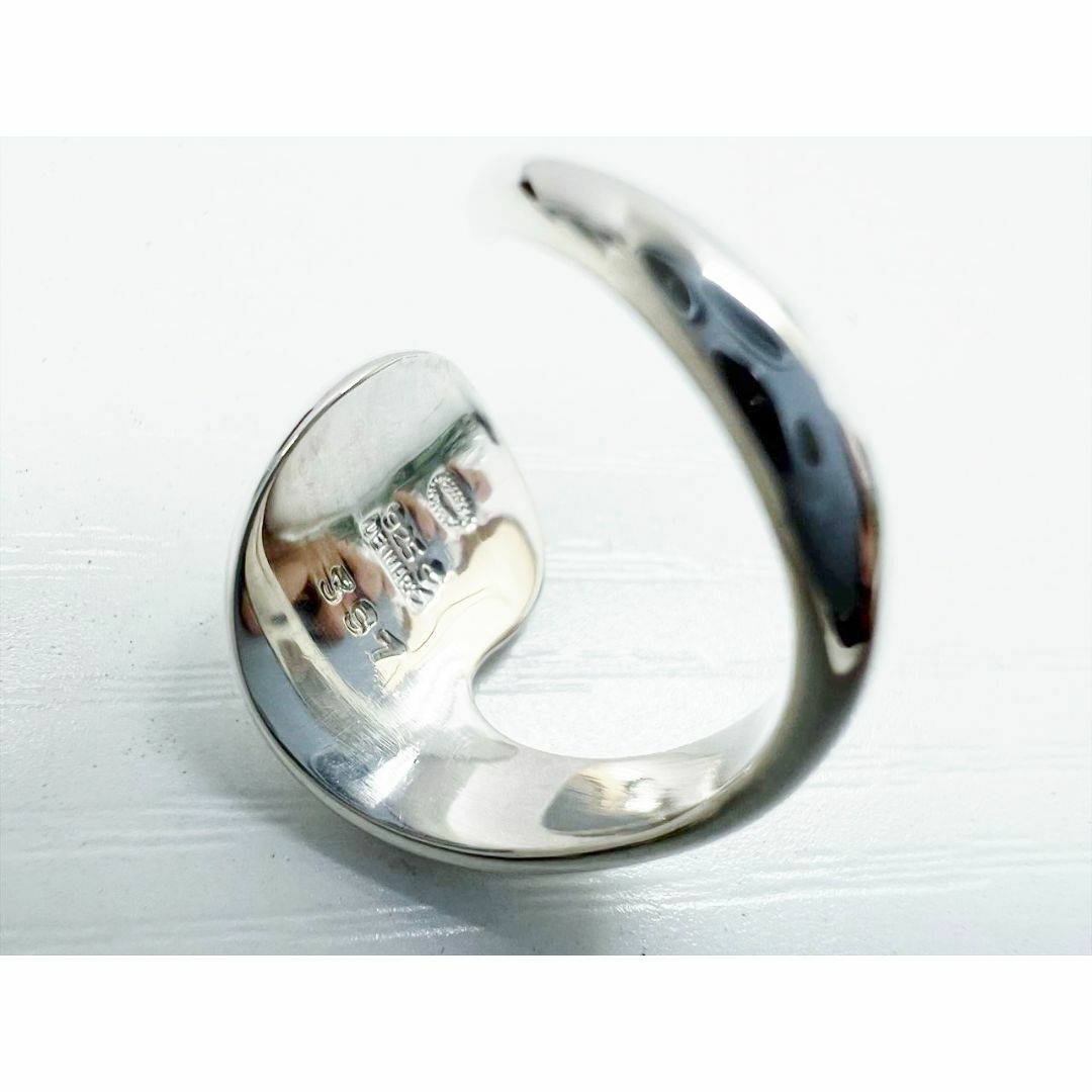 Georg Jensen(ジョージジェンセン)の美品　ジョージジェンセン　925　モダン　リング　指輪　＃397　7～7.5号 レディースのアクセサリー(リング(指輪))の商品写真