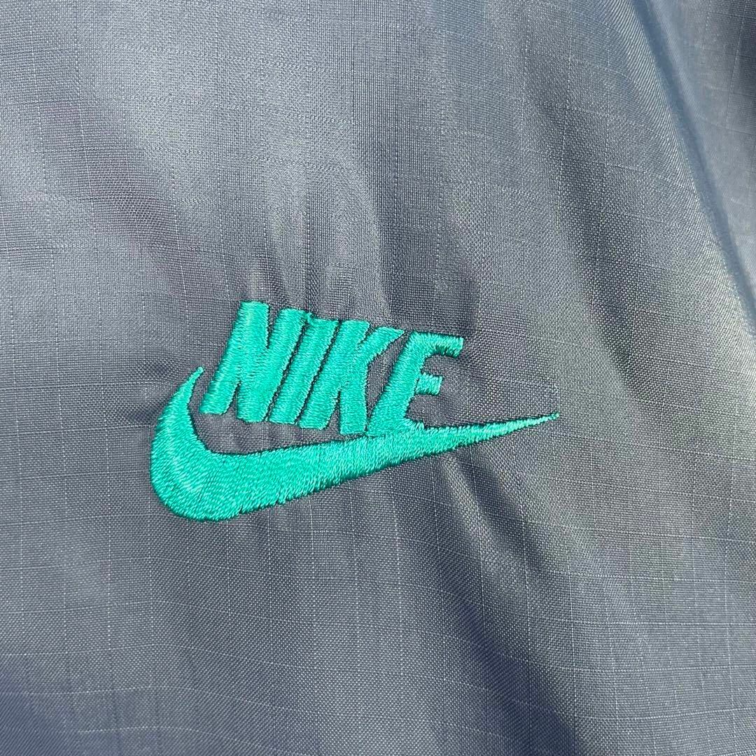 NIKE(ナイキ)の激レア 90s NIKE ハーフジップ ナイロン プルオーバー くすみカラー 柄 メンズのジャケット/アウター(ナイロンジャケット)の商品写真