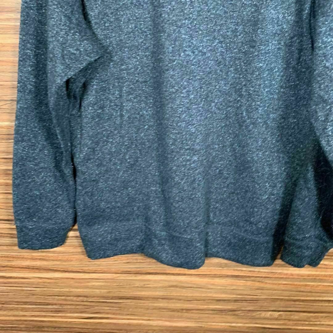 UNIQLO(ユニクロ)のユニクロ UNIQLO️ ニットTシャツ Lサイズ メンズ 灰色 グレー 無地 メンズのトップス(Tシャツ/カットソー(七分/長袖))の商品写真