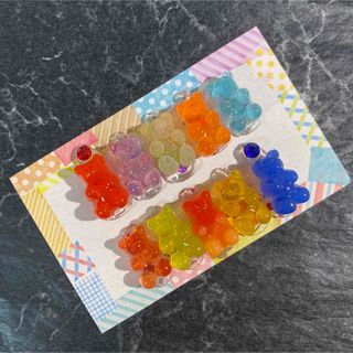 グミネイル　お菓子ネイル　おもちゃ箱ネイル　ハリボーグミ 個性派ネイル