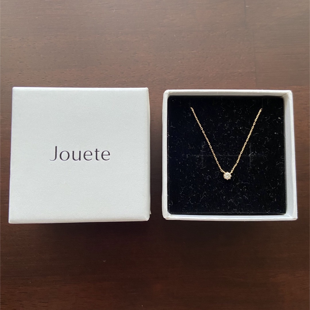Jouete(ジュエッテ)のJouete K18 Y9 ダイヤモンド　一粒ネックレス レディースのアクセサリー(ネックレス)の商品写真