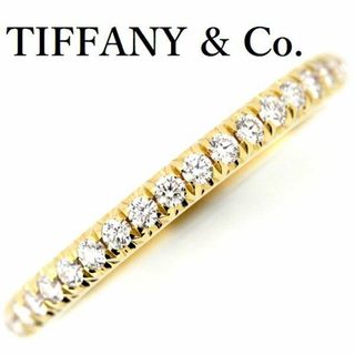 ティファニー(Tiffany & Co.)のティファニー ソレスト ダイヤモンド バンド リング 20P K18YG 7.5号(リング(指輪))