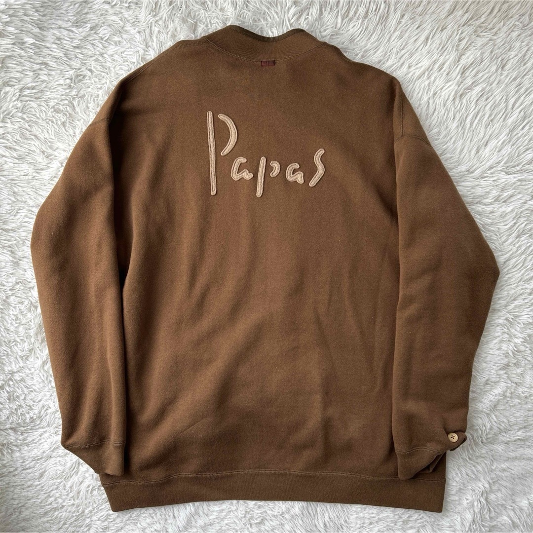 Papas パパス ハーフジップ スウェット メンズのトップス(スウェット)の商品写真