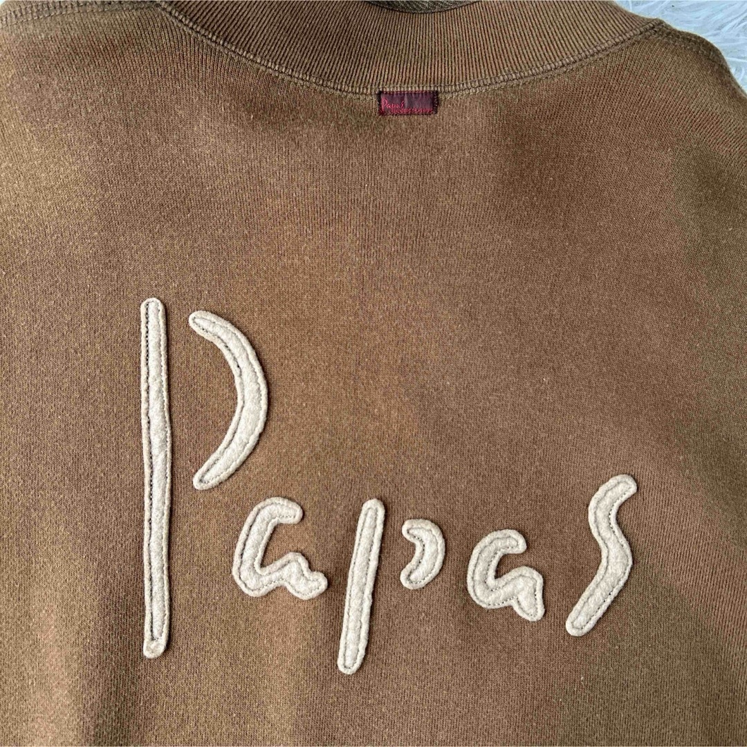 Papas パパス ハーフジップ スウェット メンズのトップス(スウェット)の商品写真