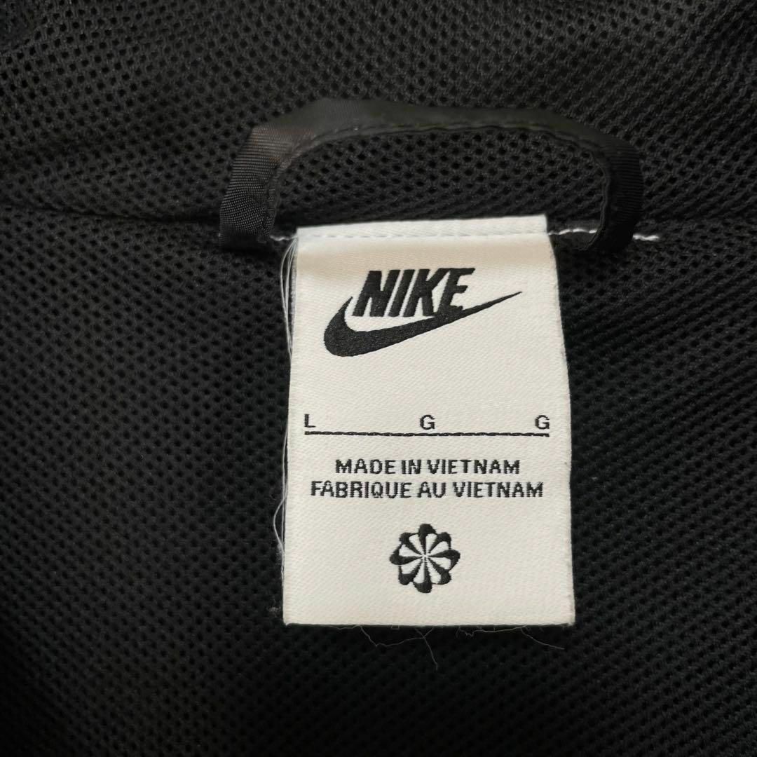 NIKE セットアップ ナイロンジャケット パンツ 黒 L 上下セット NIKE セットアップ ナイロンジャケット パンツ 黒 L 上下セット