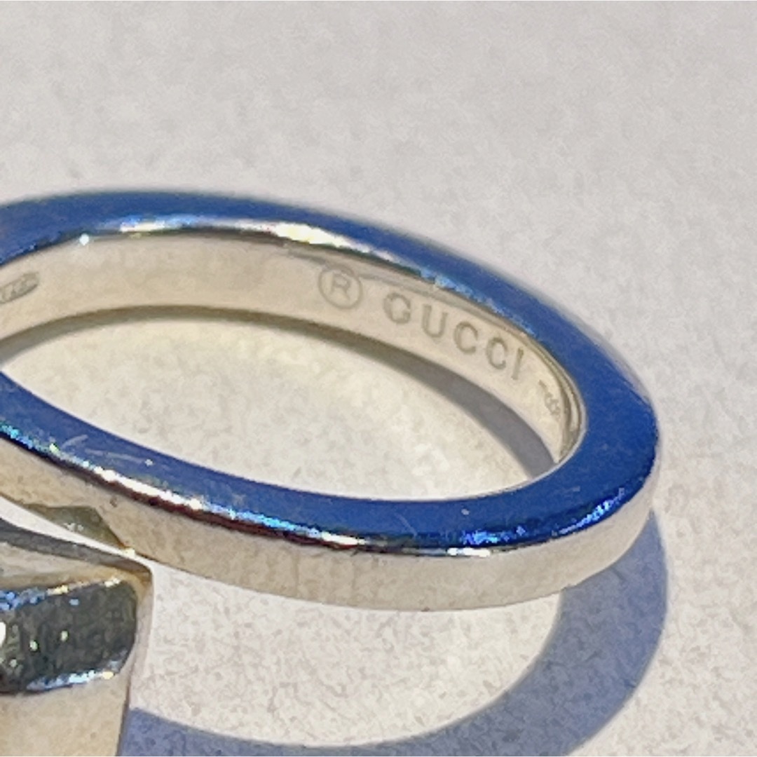 Gucci(グッチ)の606 グッチ　ネイル　リング　釘モチーフ　8号 レディースのアクセサリー(リング(指輪))の商品写真