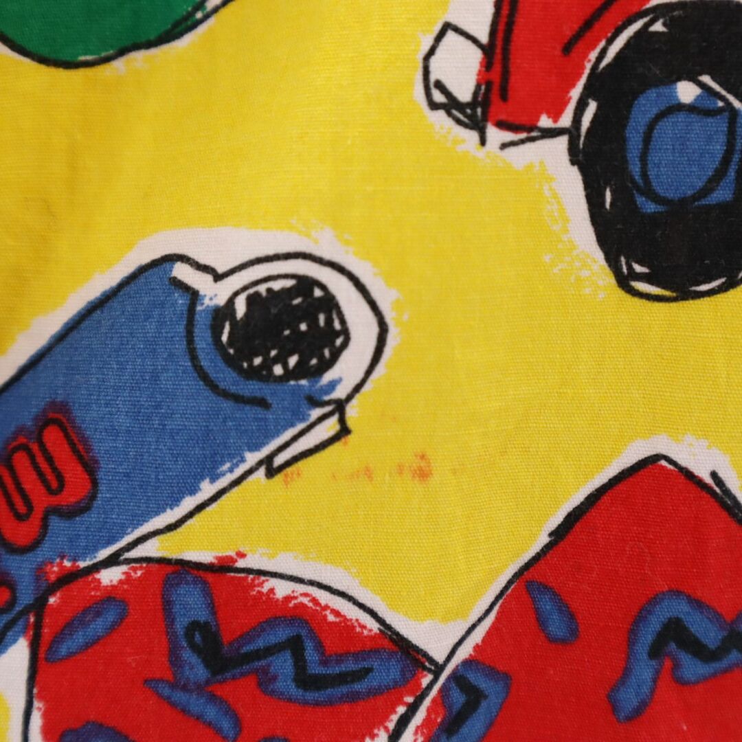 mikihouse(ミキハウス)のミキハウス 日本製 総柄 半袖 オープンカラーシャツ L イエロー系 mikihouse メンズ 古着 【240320】 メンズのトップス(シャツ)の商品写真