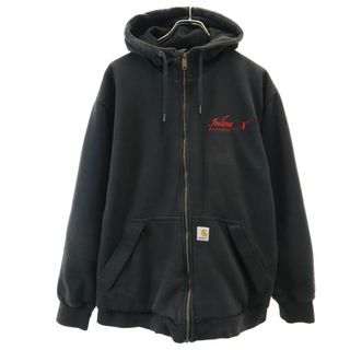 カーハート(carhartt)のカーハート 長袖 スウェット ジップパーカー M 黒 Carhartt メンズ 古着 【240320】(パーカー)