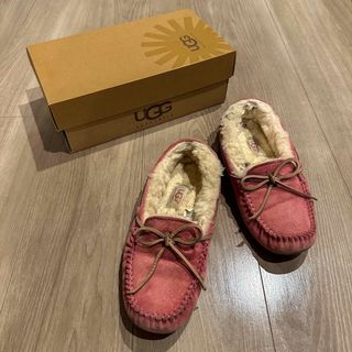 アグ(UGG)の【UGG】モカシン ローファー ピンク23(スリッポン/モカシン)