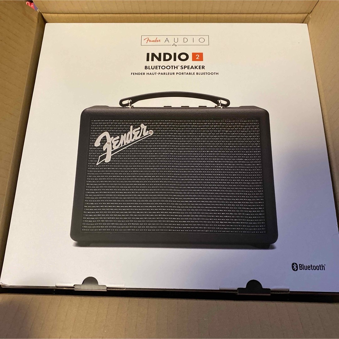 Fender(フェンダー)のオーディオBluetoothスピーカー INDIO2-BLACK スマホ/家電/カメラのオーディオ機器(スピーカー)の商品写真