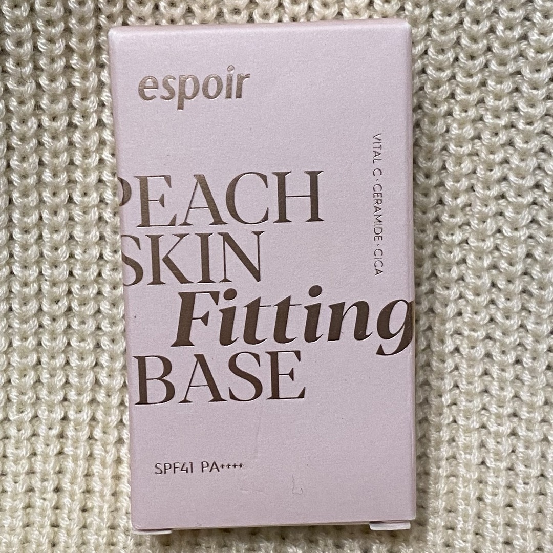 ESPOIR PEACH SKIN FITTING BASE コスメ/美容のベースメイク/化粧品(化粧下地)の商品写真