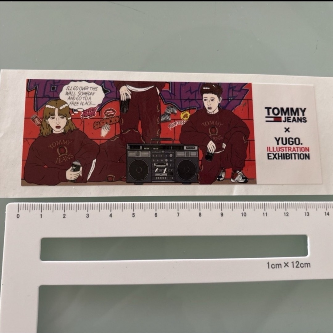 TOMMY JEANS(トミージーンズ)のTOMMY JEANS × YUGO. ステッカー×2 エンタメ/ホビーのコレクション(ノベルティグッズ)の商品写真