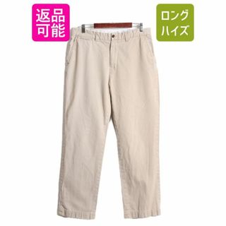 ラルフローレン(Ralph Lauren)の90s ポロ ラルフローレン コットン チノ パンツ メンズ 36 32 古着 オールド ノータック ストレート スラックス チノパン アーミー タイプ(チノパン)