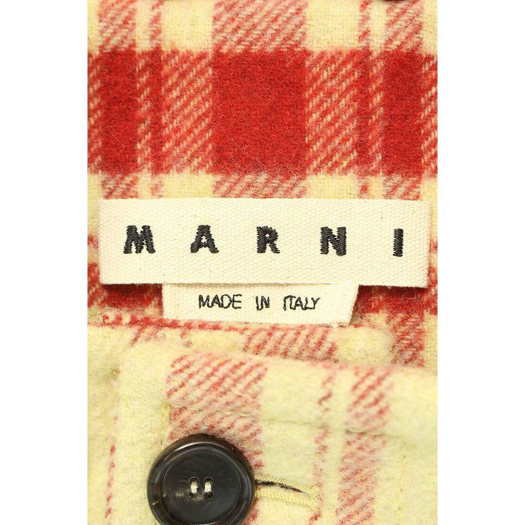 Marni(マルニ)のマルニ  18AW  TUMU0002M0 チェック柄オーバーサイズダッフルコート メンズ 44 メンズのジャケット/アウター(ダッフルコート)の商品写真