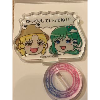 DAISO - 東方Project  アクリルスタンド 　ゆっくりさとり&こいし　ダイソー