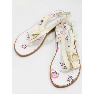 ◇シモネッタ/simonetta◇23cm サンダル/シューズ/靴 白×マルチカラー【中古】子供 キッズ kids ジュニア 女の子 夏 034032 shoes(サンダル)