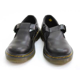 【新入荷!】▼ドクターマーチン/Dr Martens▼19cm(UK12) ストラップシューズ/シューズ/靴 黒×黄色 【中古】 子供 キッズ kids  男の子 女の子 春秋 shoes 903042