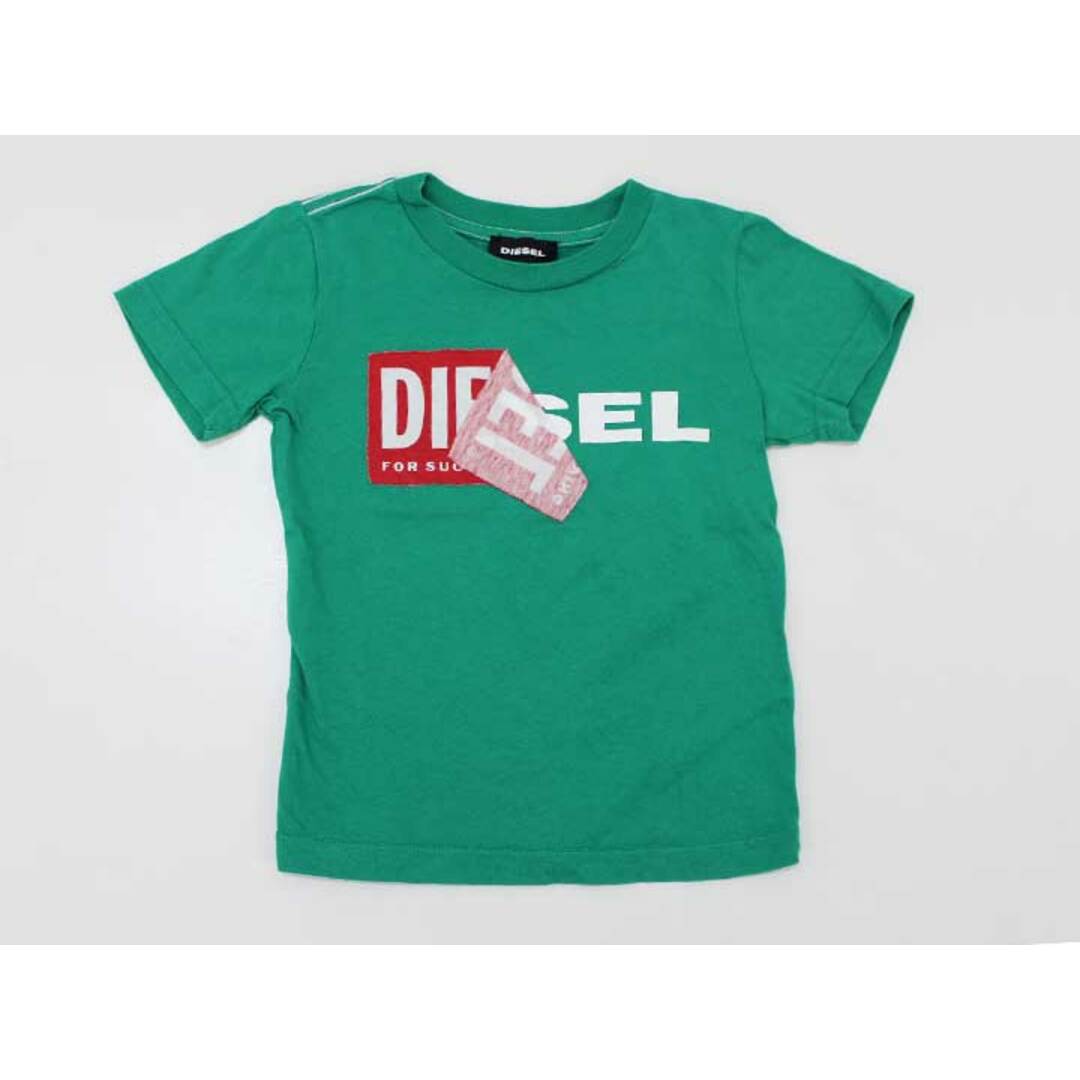 DIESEL(ディーゼル)の▽ディーゼルキッズ/DIESEL kids▽80cm 半袖Tシャツ/半袖カットソー 緑【中古】子供服 キッズ kids ベビー服 baby 男の子 夏 716022 tops キッズ/ベビー/マタニティのベビー服(~85cm)(Ｔシャツ)の商品写真