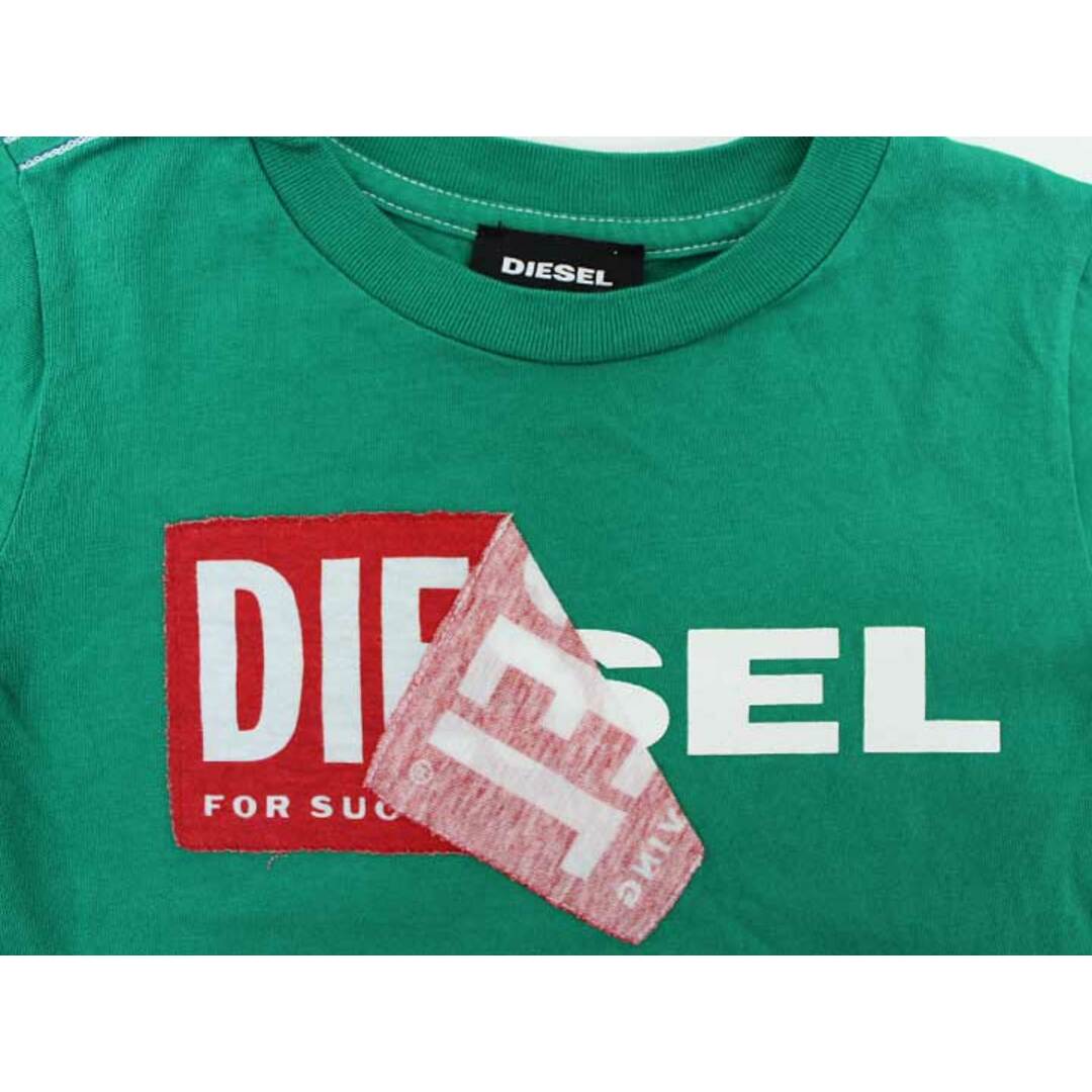 DIESEL(ディーゼル)の▽ディーゼルキッズ/DIESEL kids▽80cm 半袖Tシャツ/半袖カットソー 緑【中古】子供服 キッズ kids ベビー服 baby 男の子 夏 716022 tops キッズ/ベビー/マタニティのベビー服(~85cm)(Ｔシャツ)の商品写真