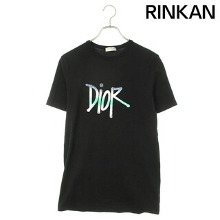 ディオール(Dior)のディオール ×ショーンステューシー  20AW  033J600D0589 刺繍ロゴTシャツ メンズ XS(Tシャツ/カットソー(半袖/袖なし))