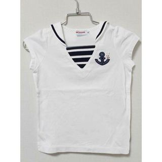 ミキハウス(mikihouse)の《ミキハウス/mikihouse》90cm 半袖Tシャツ/半袖カットソー 白【中古】子供服 キッズ kids ベビー服 baby 女の子 夏 524032 tops(Ｔシャツ)