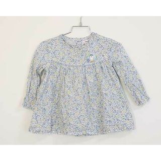 familiar - 【春物 新入荷!】〓ファミリア/familiar〓90cm 長袖チュニック 水色系 リバティ―プリント【中古】子供服 キッズ kids ベビー baby  女の子 春 tops 803042