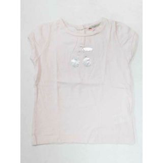 ☆ボンポワン/BONPOINT☆81cm 半袖Tシャツ/半袖カットソー ピンク 【中古】子供服 キッズ kids ベビー服 baby 女の子 夏 205032 tops(Ｔシャツ)