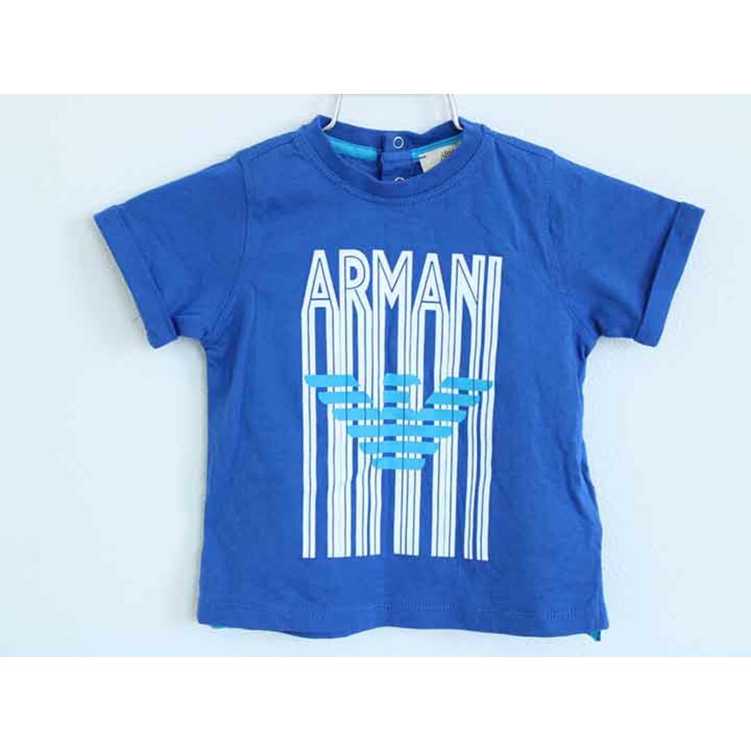 Armani(アルマーニ)の新品 未使用品†アルマーニベビー/Armani baby†62cm 半袖Tシャツ/半袖カットソー 青 子供服 キッズ kids ベビー服 baby 男の子 夏 915032 tops キッズ/ベビー/マタニティのベビー服(~85cm)(Ｔシャツ)の商品写真