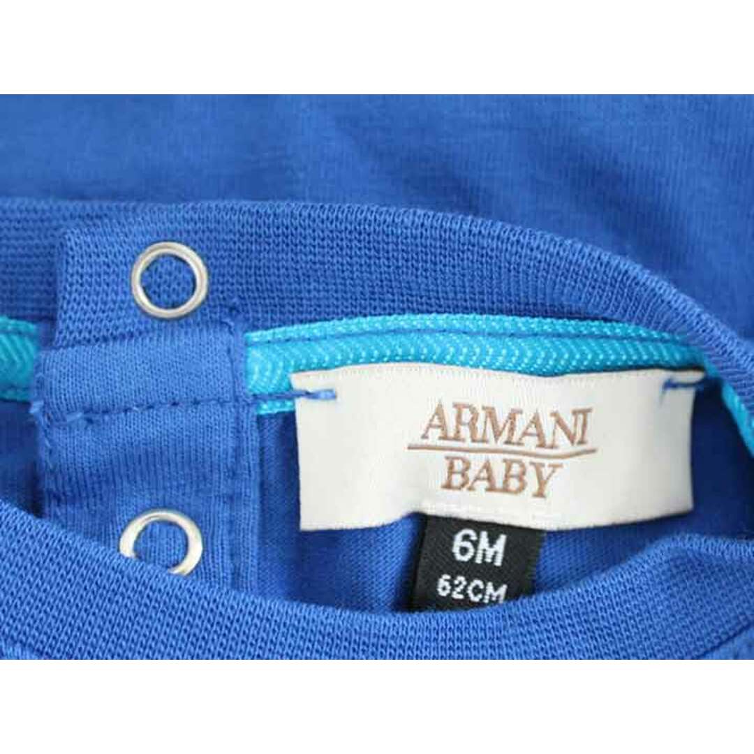 Armani(アルマーニ)の新品 未使用品†アルマーニベビー/Armani baby†62cm 半袖Tシャツ/半袖カットソー 青 子供服 キッズ kids ベビー服 baby 男の子 夏 915032 tops キッズ/ベビー/マタニティのベビー服(~85cm)(Ｔシャツ)の商品写真