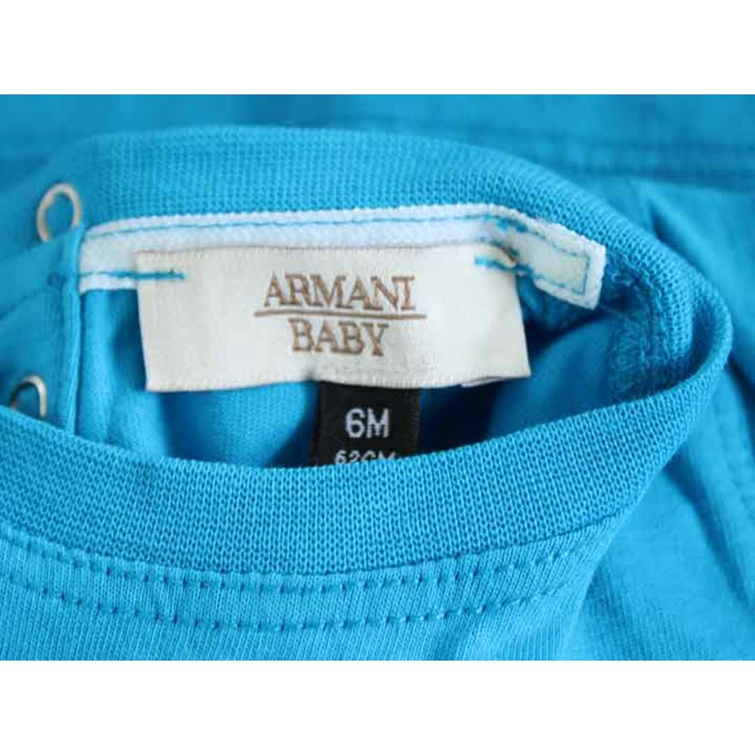 Armani(アルマーニ)の新品 未使用品†アルマーニベビー/Armani baby†62cm 半袖Tシャツ/半袖カットソー 青 子供服 キッズ kids ベビー服 baby 男の子 夏 915032 tops キッズ/ベビー/マタニティのベビー服(~85cm)(Ｔシャツ)の商品写真