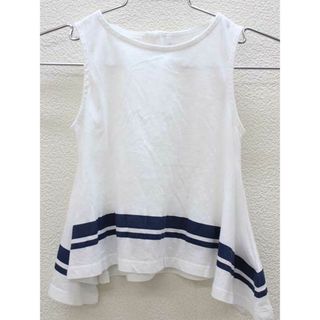 ラルフローレン(Ralph Lauren)の▽ラルフローレン/Ralph Lauren▽80cm ノースリーブカットソー/タンクトップ/袖なし 白【中古】子供服 キッズ kids ベビー服 baby 女の子 夏 607032 tops(Ｔシャツ)