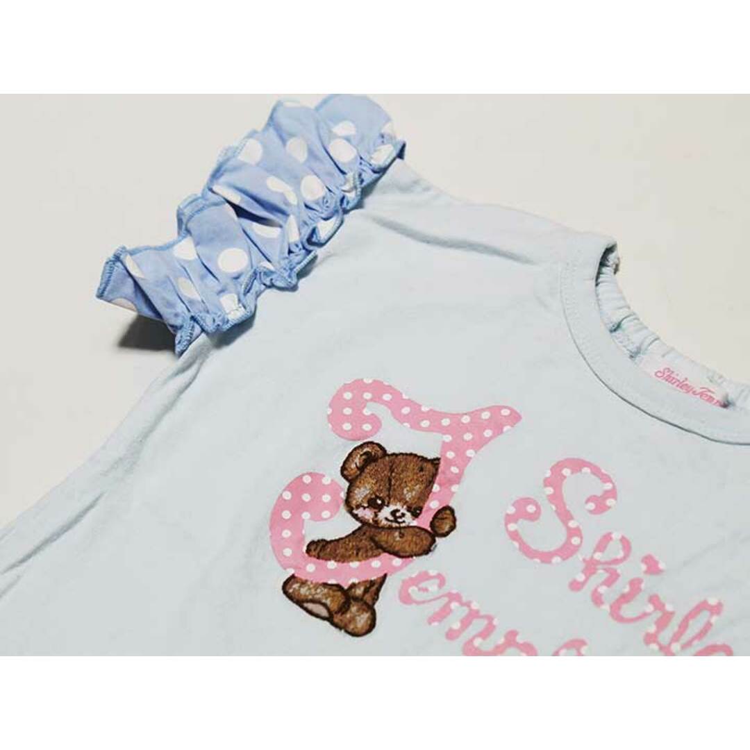 Shirley Temple(シャーリーテンプル)の‡シャーリーテンプル/Shirley Temple‡90cm 半袖Tシャツ/半袖カットソー ブルー【中古】子供服 キッズ kids ベビー服 baby 女の子 夏 915032 tops キッズ/ベビー/マタニティのベビー服(~85cm)(Ｔシャツ)の商品写真