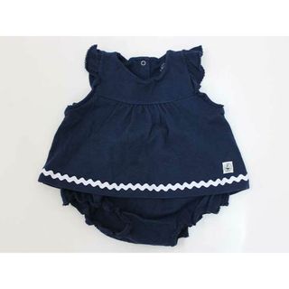 プチバトー(PETIT BATEAU)の□プチバトー/PETIT BATEAU□74cm 半袖Tシャツ/半袖カットソー×ブルマセット 紺【中古】子供服 キッズ kids ベビー服 baby 女の子 夏 026022 tops(Ｔシャツ)