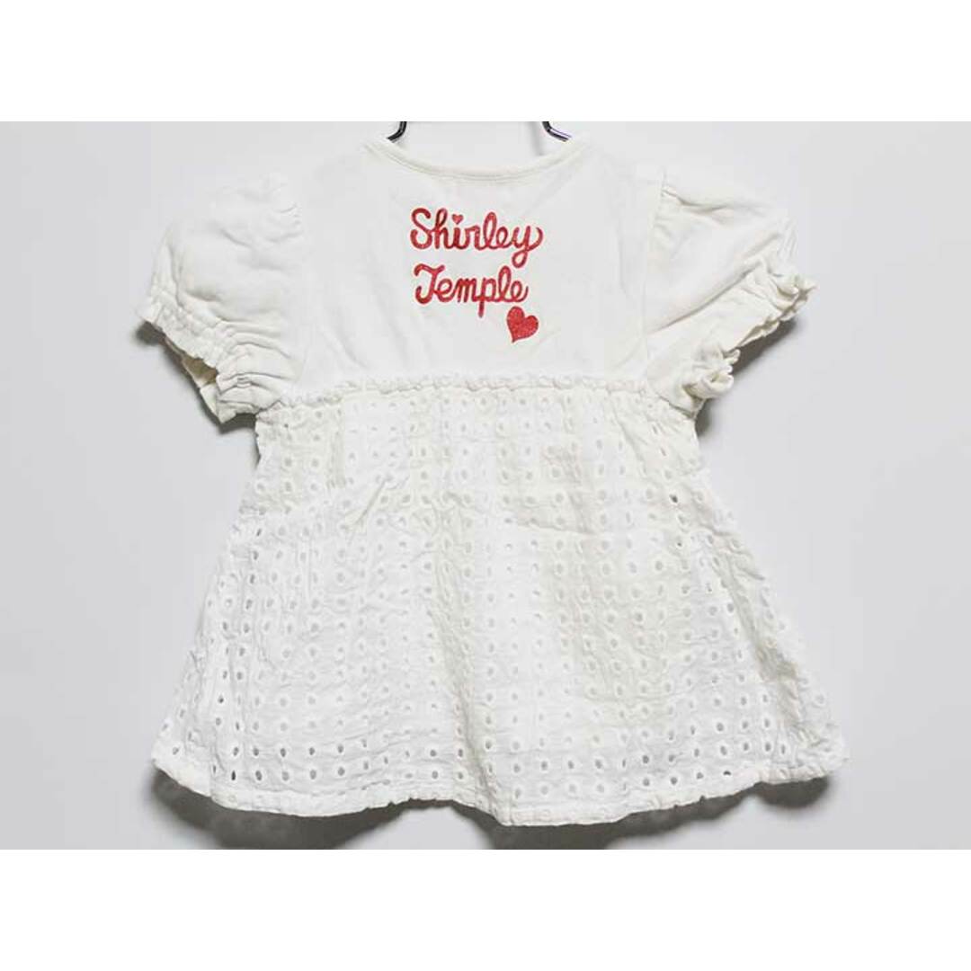 Shirley Temple(シャーリーテンプル)の‡シャーリーテンプル/Shirley Temple‡90cm 半袖Tシャツ/半袖カットソー 白系【中古】子供服 キッズ kids ベビー服 baby 女の子 夏 915032 tops キッズ/ベビー/マタニティのベビー服(~85cm)(Ｔシャツ)の商品写真