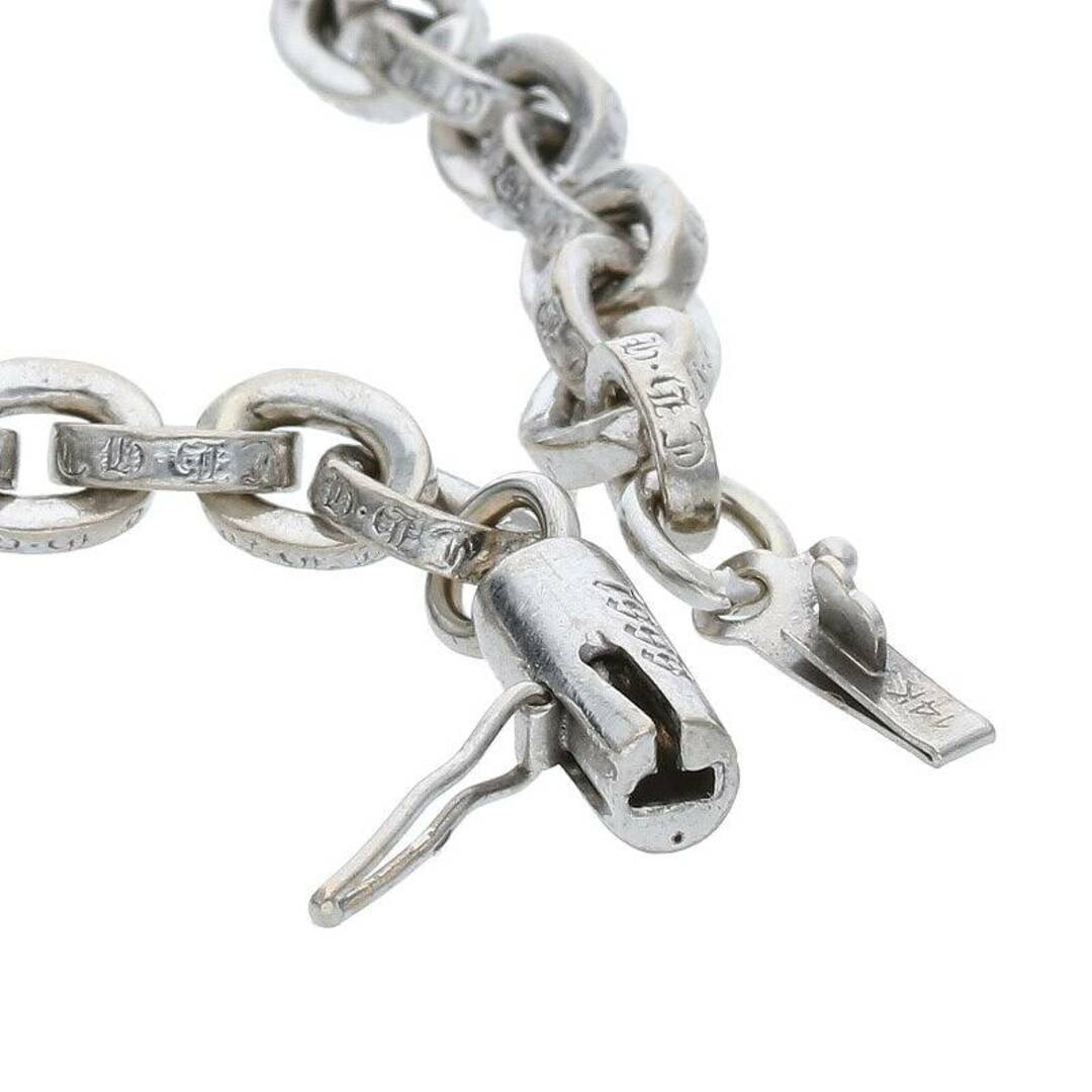 Chrome Hearts(クロムハーツ)のクロムハーツ  18K PAPER CHAIN/ペーパーチェーン ホワイトゴールドブレスレット メンズ 8inch メンズのアクセサリー(ブレスレット)の商品写真