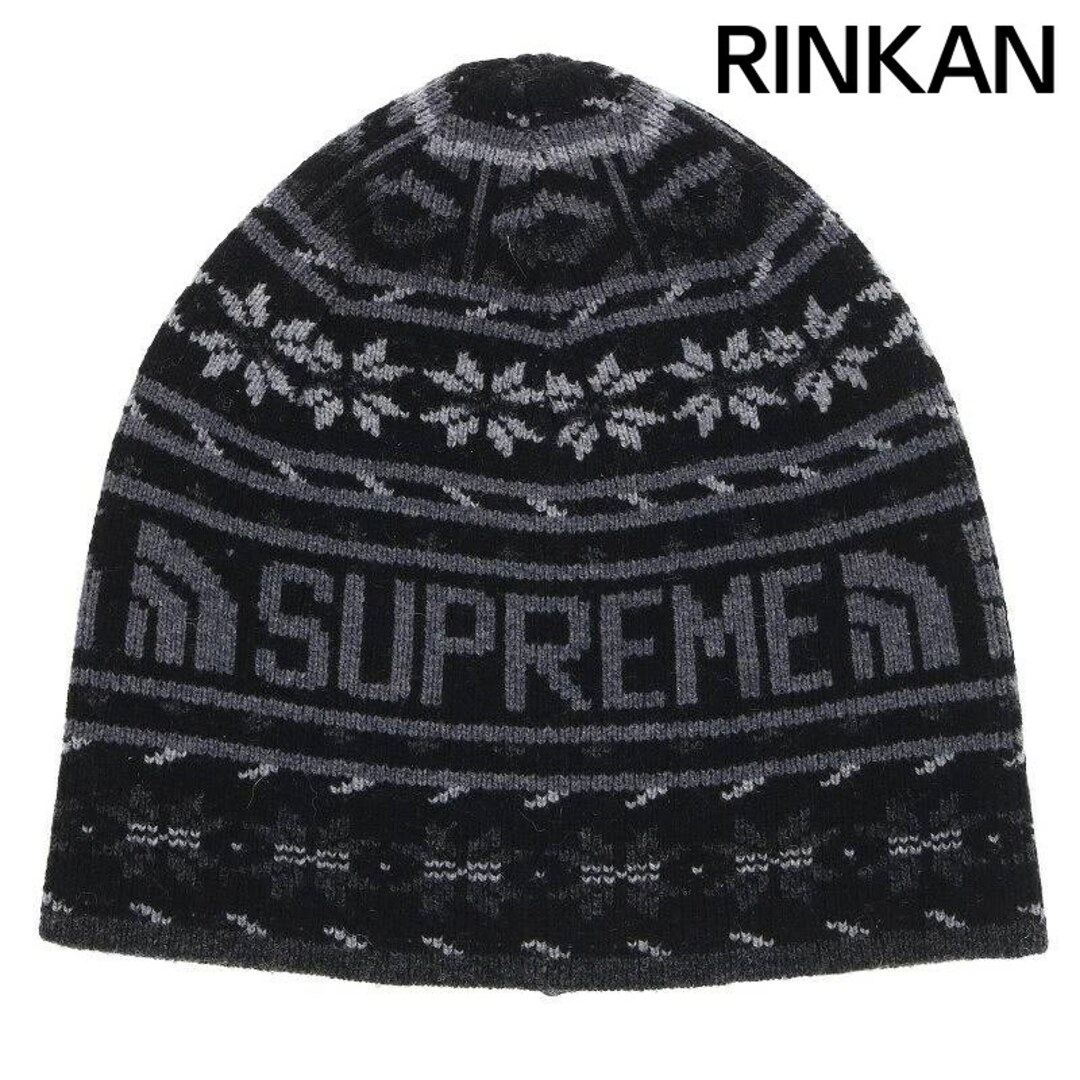 Supreme(シュプリーム)のシュプリーム ×ノースフェイス THE NORTH FACE  22AW  TS FAIRE ISLE BEANIE ロゴ総柄ニットビーニー メンズ メンズの帽子(ニット帽/ビーニー)の商品写真