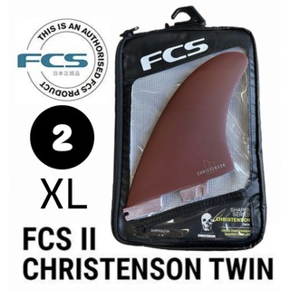 エフシーエス(FCS)のFOS2Christenson Twin PG Red(サーフィン)
