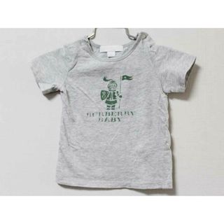 バーバリー(BURBERRY)の《バーバリー/BURBERRY》80cm 半袖Tシャツ/半袖カットソー グレー【中古】子供服 キッズ kids ベビー服 baby 男の子 夏 124032 tops(Ｔシャツ)