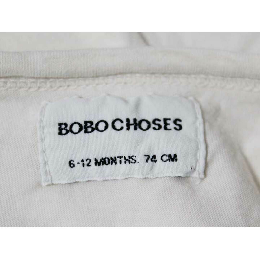 《ボボショーズ /BOBO CHOSES》74cm 半袖Tシャツ/半袖カットソー 白系【中古】子供服 キッズ kids ベビー服 baby 男の子 夏 905032 tops キッズ/ベビー/マタニティのベビー服(~85cm)(Ｔシャツ)の商品写真