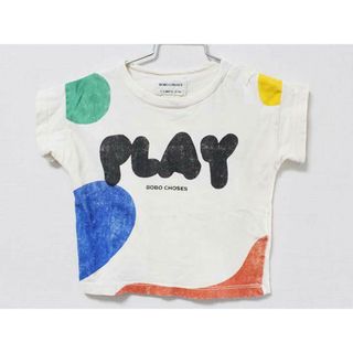 《ボボショーズ /BOBO CHOSES》74cm 半袖Tシャツ/半袖カットソー 白系【中古】子供服 キッズ kids ベビー服 baby 男の子 夏 905032 tops(Ｔシャツ)