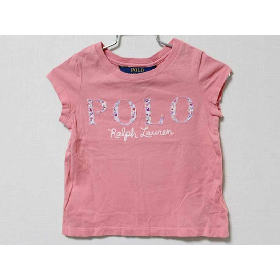 Ralph Lauren(ラルフローレン)の《ラルフローレン/Ralph Lauren》90cm 半袖Tシャツ/半袖カットソー ピンク【中古】子供服 キッズ kids ベビー服 baby 女の子 夏 615032 tops キッズ/ベビー/マタニティのベビー服(~85cm)(Ｔシャツ)の商品写真