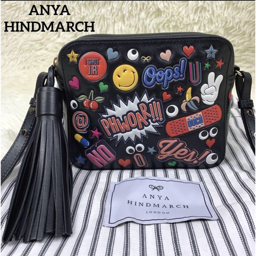 ANYA HINDMARCH(アニヤハインドマーチ)の美品 アニヤハインドマーチ クロスボディバッグ ショルダーバッグ レディースのバッグ(ショルダーバッグ)の商品写真