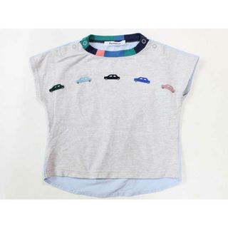 ファミリア(familiar)の☆ファミリア/familiar☆90cm 半袖Tシャツ/半袖カットソー グレー 【中古】子供服 キッズ kids ベビー服 baby 男の子 夏 615032 tops(Ｔシャツ)