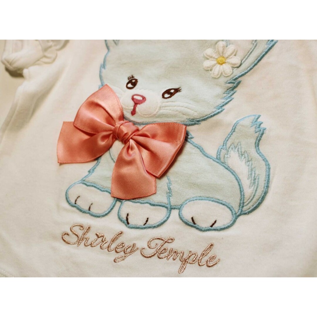 Shirley Temple(シャーリーテンプル)の[シャーリーテンプル/Shirley Temple]90cm 半袖カットソー/半袖Tシャツ オフホワイト【中古】子供服 キッズ kids ベビー服 baby 女の子 夏 815032 tops キッズ/ベビー/マタニティのベビー服(~85cm)(Ｔシャツ)の商品写真