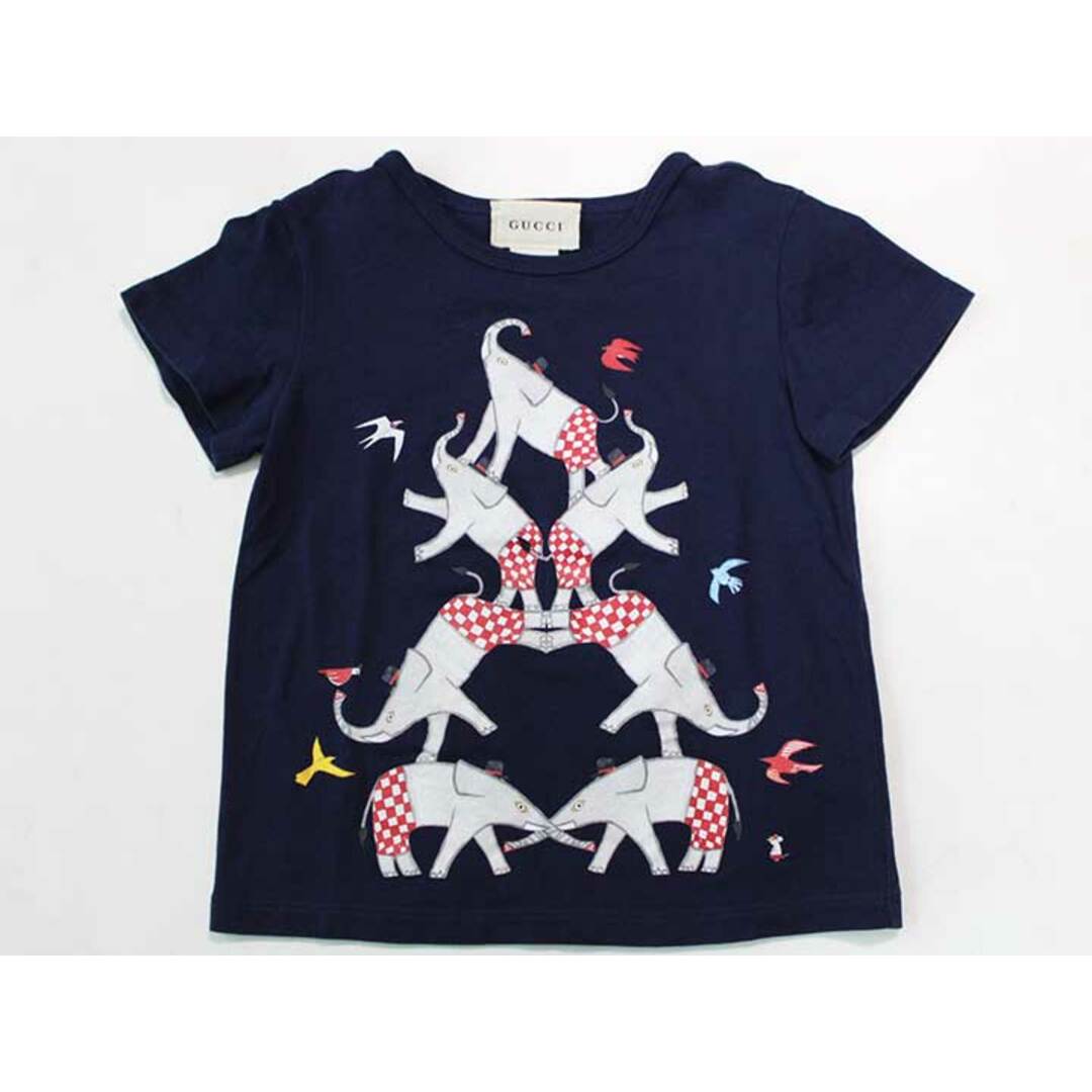 Gucci(グッチ)の☆グッチ/GUCCI☆80-85cm 半袖Tシャツ/半袖カットソー 紺 【中古】子供服 キッズ kids ベビー服 baby 男の子 夏 505032 tops キッズ/ベビー/マタニティのベビー服(~85cm)(Ｔシャツ)の商品写真