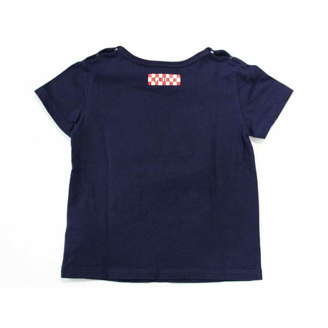 Gucci(グッチ)の☆グッチ/GUCCI☆80-85cm 半袖Tシャツ/半袖カットソー 紺 【中古】子供服 キッズ kids ベビー服 baby 男の子 夏 505032 tops キッズ/ベビー/マタニティのベビー服(~85cm)(Ｔシャツ)の商品写真