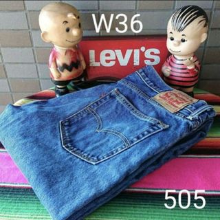 リーバイス(Levi's)のa060 levis リーバイス 505 W36 ダメージ クラッシュ ビッグサ(デニム/ジーンズ)